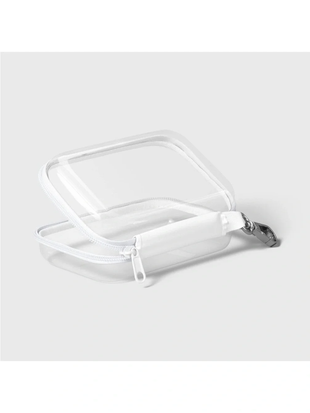 NWT Target Up & Up Mini Hard Sided Clear Zipper Travel Case